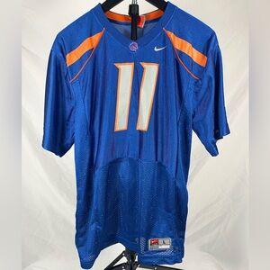 Nike Boise State Broncos #11 Football Jersey Blue Size L
